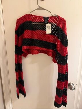 Hot Topic Social Collision Bell Sleeve Shrug